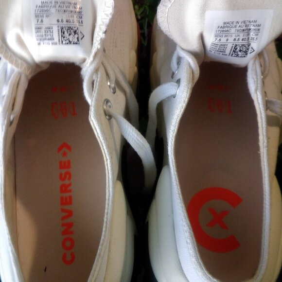 Converse Run Star Motion Women's size 9/Men's size 7.5 white low top - Picture 6 of 14